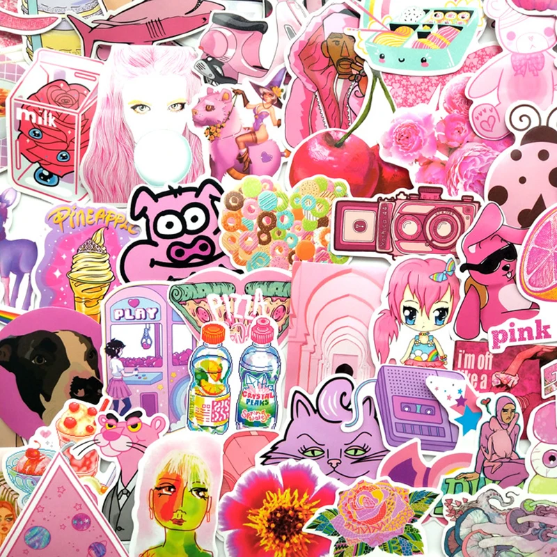 64Pcs PVC Waterproof Girls Kawaii Pink Fun Sticker Toys Luggage Stickers For Moto Car & Suitcase Cool Fashion Laptop Stickers F4
64Pcs PVC Waterproof Girls Kawaii Pink Fun Sticker Toys Luggage Stickers For Moto Car & Suitcase Cool Fashion Laptop Stickers F4