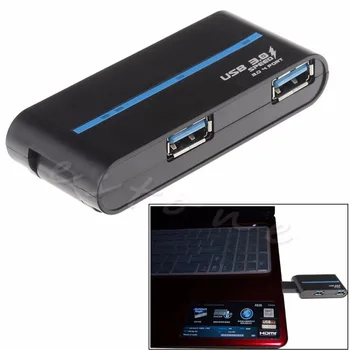 1 Set Portable Compact High Speed 4-Port USB 3.0/2.0 External Hub Adapter fr PC Laptop New Design
1 Set Portable Compact High Speed 4-Port USB 3.0/2.0 External Hub Adapter fr PC Laptop New Design