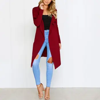 Women Autumn Winter Casual V-neck Long Full Sleeve Lengthened Slim Trench Adjustable Waist Cardigan Warm Coat
Women Autumn Winter Casual V-neck Long Full Sleeve Lengthened Slim Trench Adjustable Waist Cardigan Warm Coat