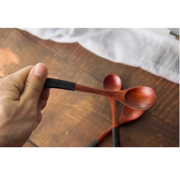 10pcs/lot DIY handmade wooden spoon Soup Spoons Kitchen Dining & Bar Old paint long handle spoon creative coffee children spoons 
10pcs/lot DIY handmade wooden spoon Soup Spoons Kitchen Dining & Bar Old paint long handle spoon creative coffee children spoons
