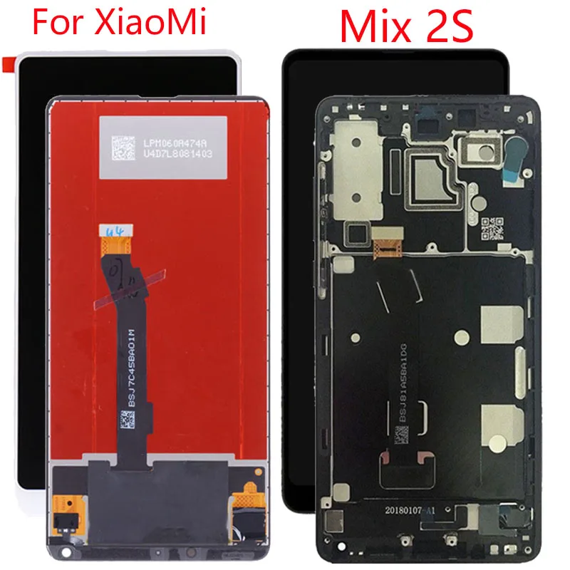 For XiaoMi Mix 2S Original LCD Display100% New Touch Screen Digitizer With Frame MiX 2S LCD Display Assembly Replacement Screen
For XiaoMi Mix 2S Original LCD Display100% New Touch Screen Digitizer With Frame MiX 2S LCD Display Assembly Replacement Screen