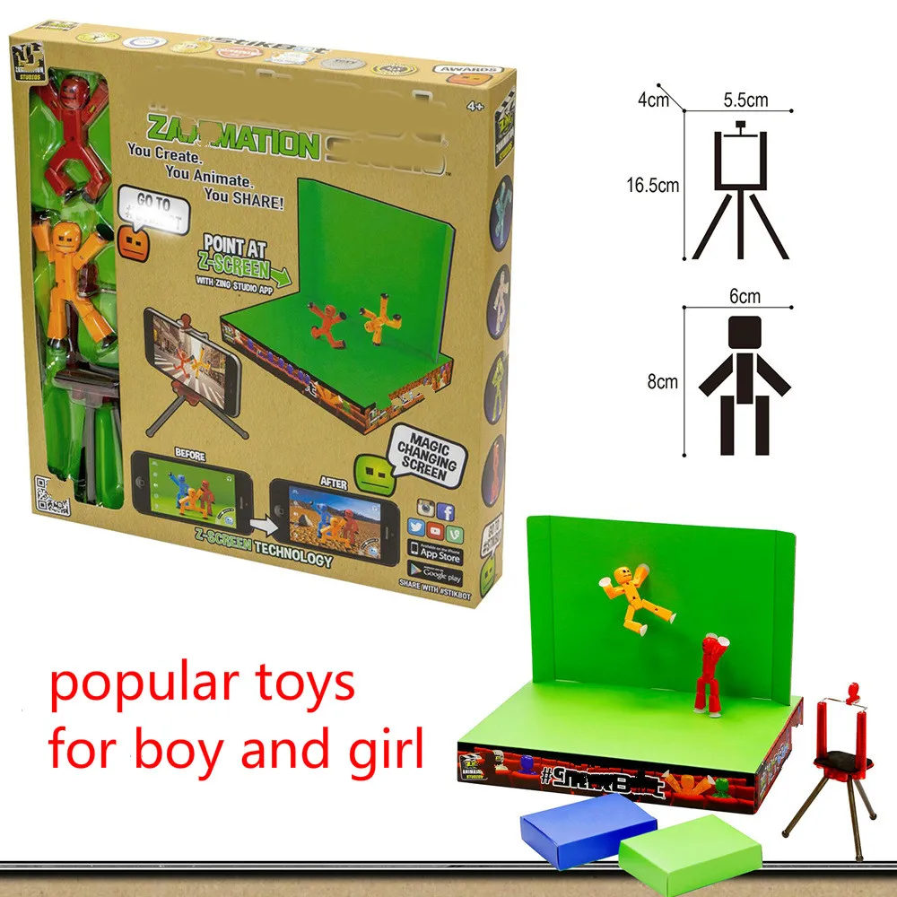 Quality Stikbot Toys Sucker DIY Sticky Robot Dog Cute Action Figure Kid Game Z Animation Studio Shed Make Life Style Motion Film
Quality Stikbot Toys Sucker DIY Sticky Robot Dog Cute Action Figure Kid Game Z Animation Studio Shed Make Life Style Motion Film