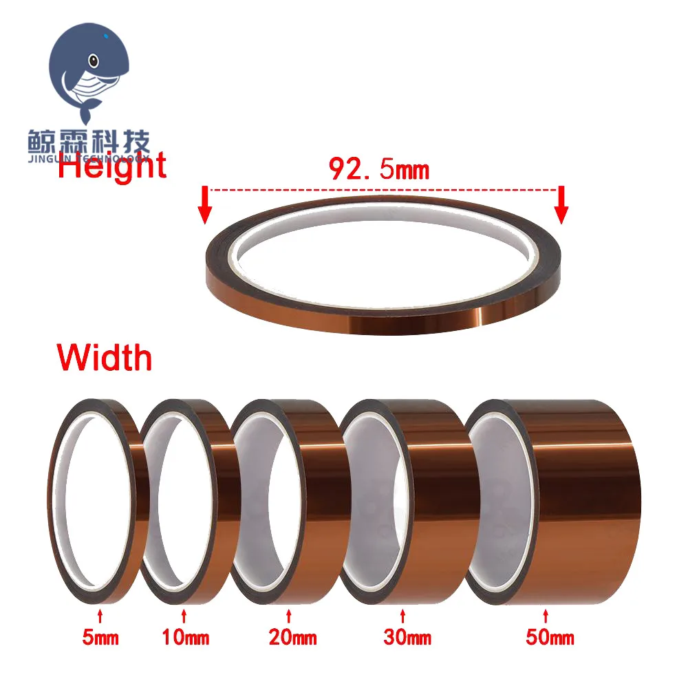 High Temperature Heat BGA Tape Thermal Insulation Tape Polyimide Adhesive Insulating adhesive Tape 3D printing Board protection
High Temperature Heat BGA Tape Thermal Insulation Tape Polyimide Adhesive Insulating adhesive Tape 3D printing Board protection