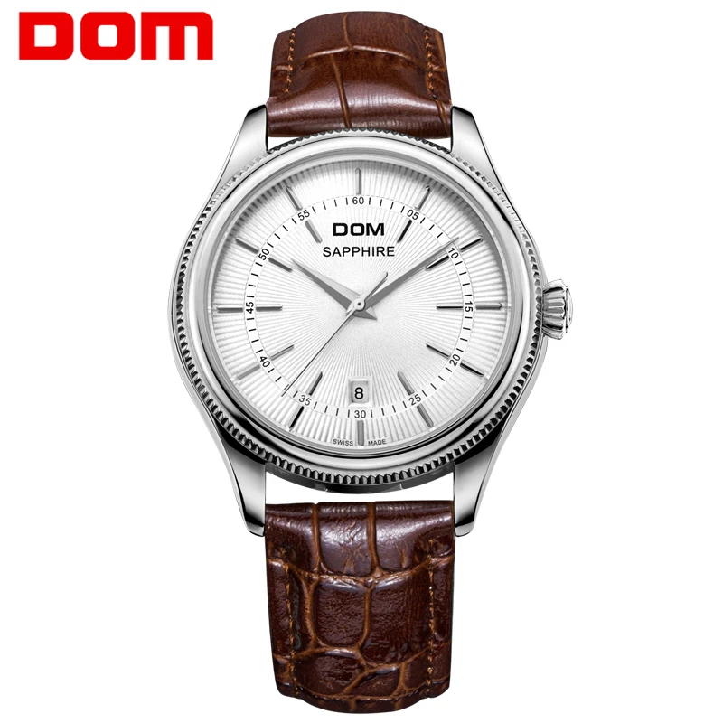 DOM Men watches Top brand luxury waterproof quartz leather Famous watch Men Free Shipping Relogio Masculino M-518L-7M
DOM Men watches Top brand luxury waterproof quartz leather Famous watch Men Free Shipping Relogio Masculino M-518L-7M