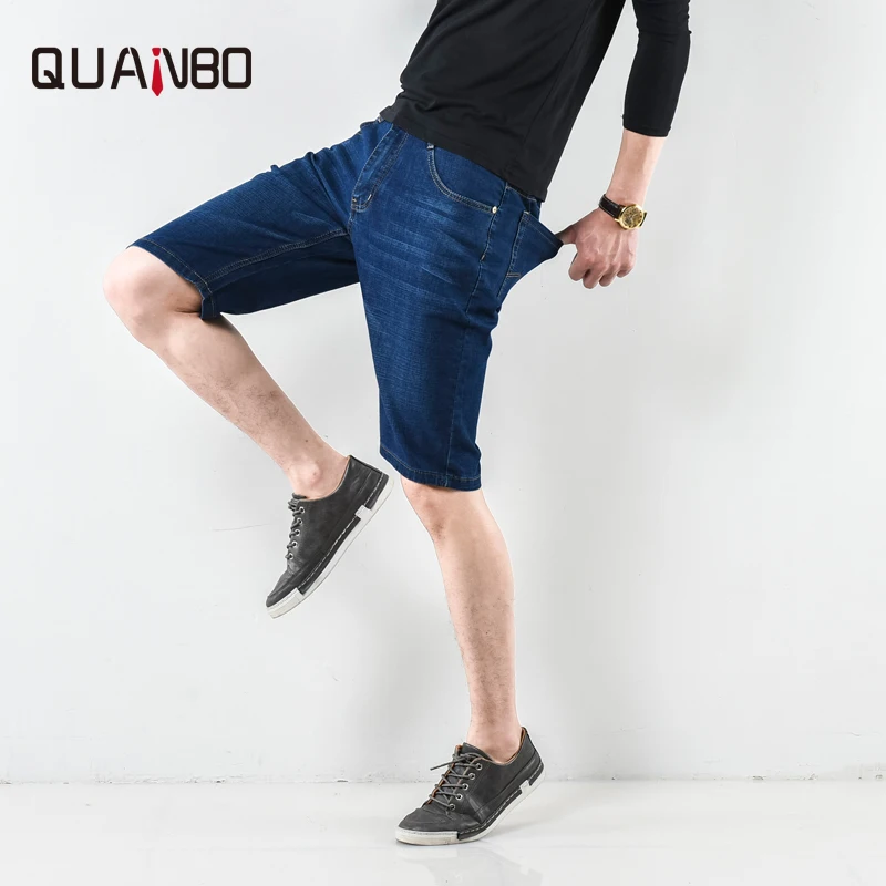 QUANBO 2019 Summer New Fashion Denim Short Men Straight Casual Cotton Thin Breathable Elastic Jeans Plus size Brand Clothing
QUANBO 2019 Summer New Fashion Denim Short Men Straight Casual Cotton Thin Breathable Elastic Jeans Plus size Brand Clothing