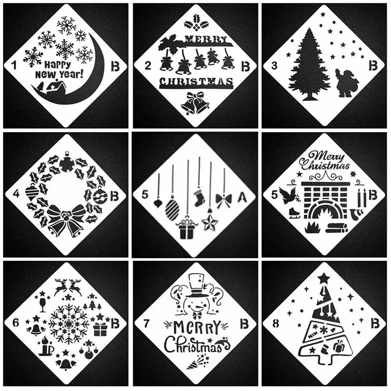 1PC DIY Christmas and Deer Pattern Painting Template Bullet Journal Stencil Set Scrapbooking DIY Stickers
1PC DIY Christmas and Deer Pattern Painting Template Bullet Journal Stencil Set Scrapbooking DIY Stickers