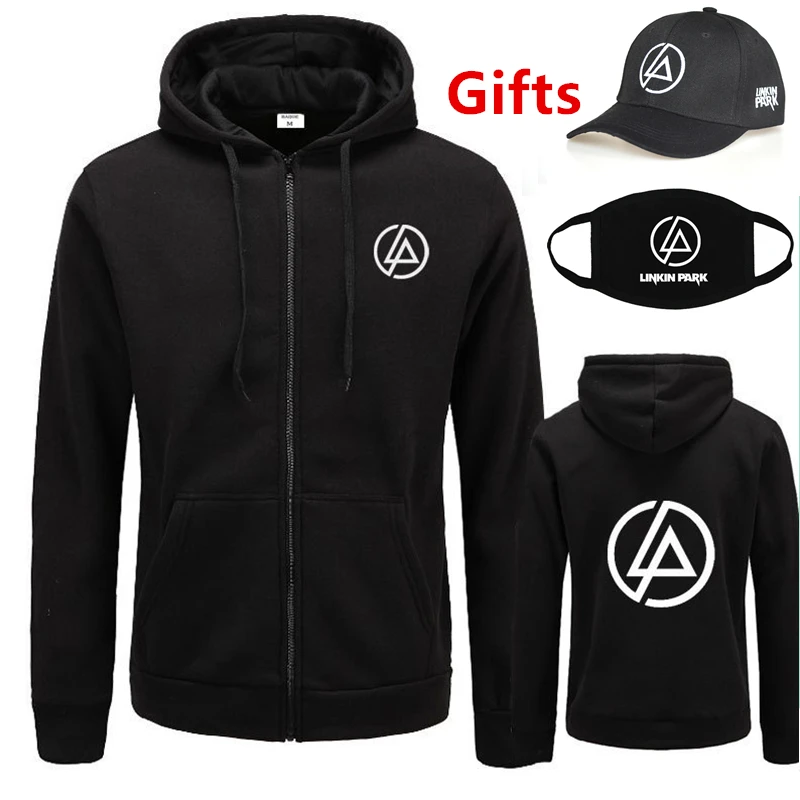 Cap&Mask as Gifts Linkin Park hoodies men women hip hop Rapper Popper Locker DJ Bboy dancer hooded jacket zipper tracksuits
Cap&Mask as Gifts Linkin Park hoodies men women hip hop Rapper Popper Locker DJ Bboy dancer hooded jacket zipper tracksuits