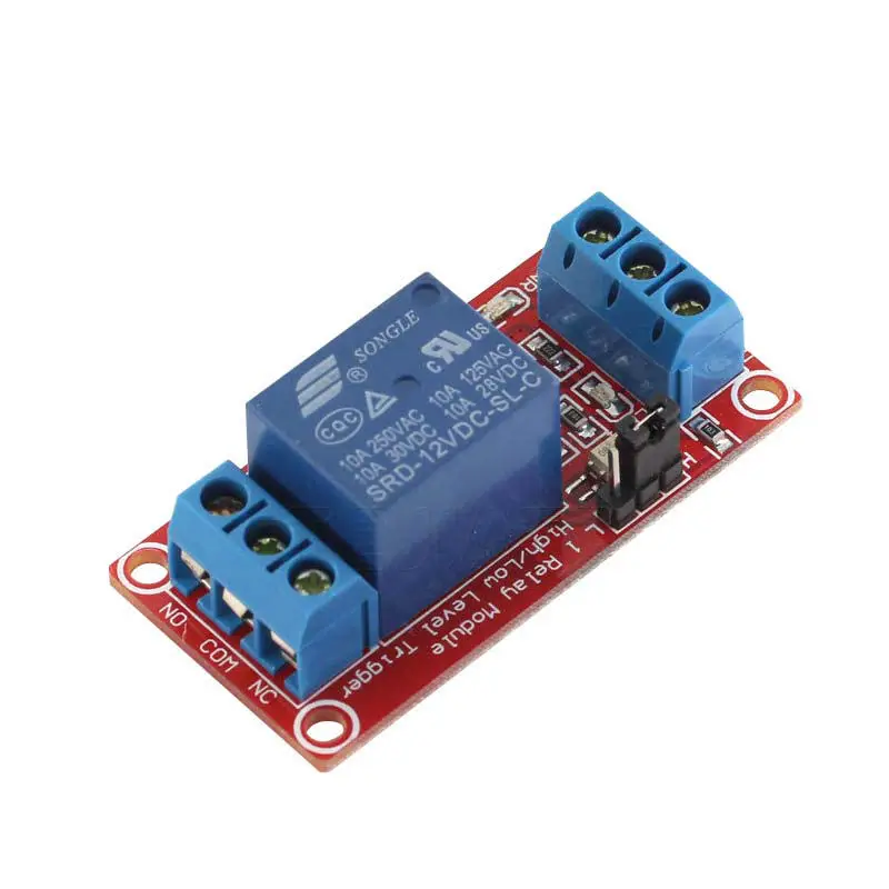 1 Road Relay Module With Optical Coupling Isolation Support High And Low Level Trigger 12V All The Way
1 Road Relay Module With Optical Coupling Isolation Support High And Low Level Trigger 12V All The Way