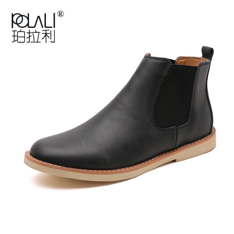 POLALI Spring Winter Man Chelsea Boots British Fashion Style Ankle Boots, Black / Brown Brogues Soft Leather Casual Shoes Tenis
POLALI Spring Winter Man Chelsea Boots British Fashion Style Ankle Boots, Black / Brown Brogues Soft Leather Casual Shoes Tenis