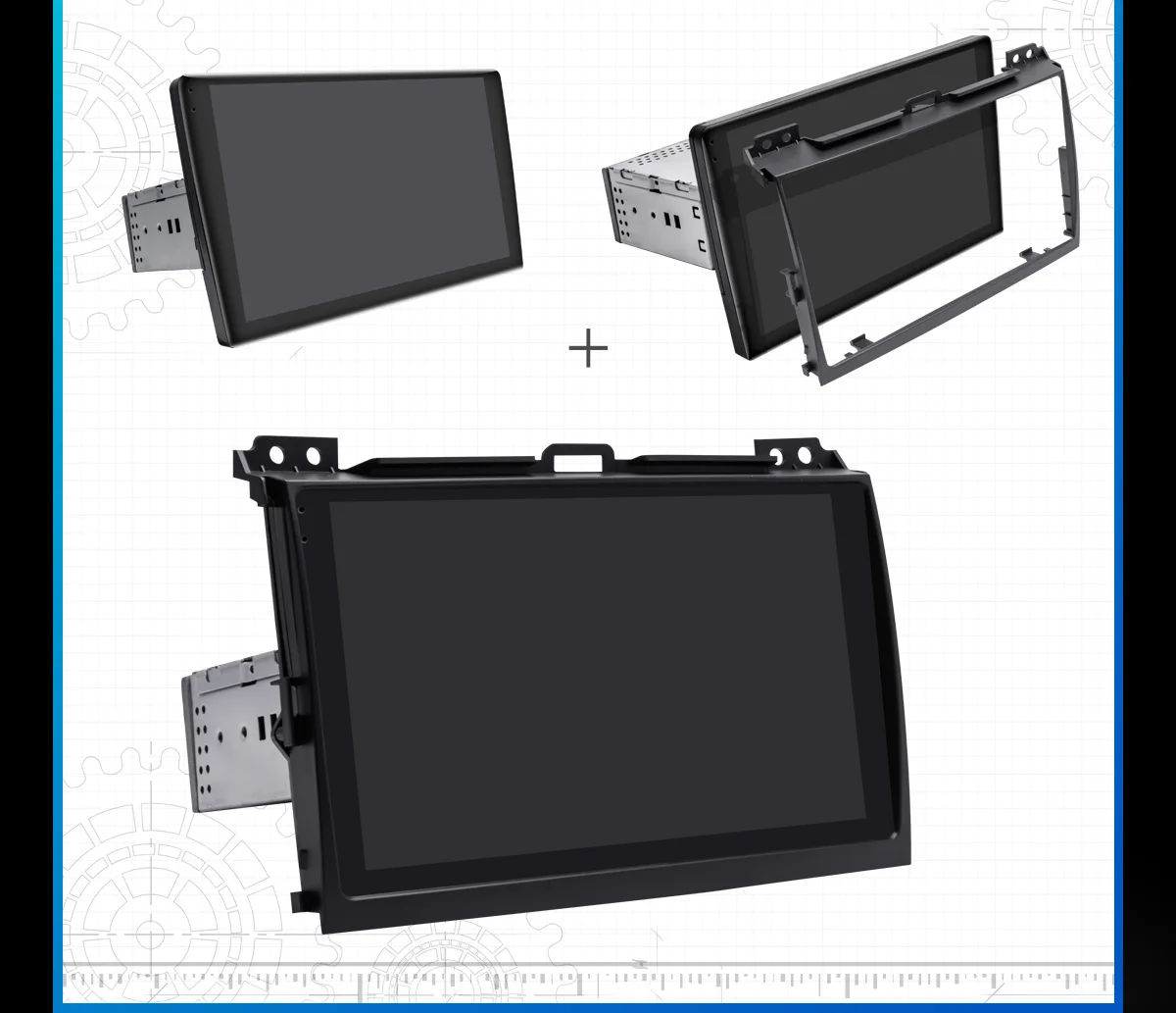 Best DSP SPDIF 9" Android 8.1 Car Multimedia Radio for Toyota Land Cruiser Prado GPS Mirror Link Subwoofer DVR DAB WiFi 4G SIM OBD 5