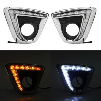 New 1 Pair Car LED Daytime Running Light Turn Signal DRL Lights Fog Lamp Cover for Mazda CX-5 2012 2013 2014 2015
New 1 Pair Car LED Daytime Running Light Turn Signal DRL Lights Fog Lamp Cover for Mazda CX-5 2012 2013 2014 2015