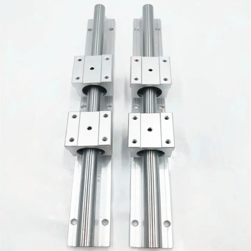 2 pcs SBR16- 500/750/1100mm linear guide and 12 pcs SBR16UU linear bearing blocks
2 pcs SBR16- 500/750/1100mm linear guide and 12 pcs SBR16UU linear bearing blocks