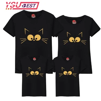 Summer Matching Mother Daughter Clothes Matching Cute Cat Print Family Look Family Matching Parent-child Outfit Mommy T-shirts
Summer Matching Mother Daughter Clothes Matching Cute Cat Print Family Look Family Matching Parent-child Outfit Mommy T-shirts