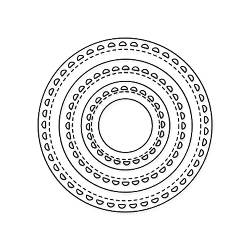 Eastshape Lacy Scallop Circles Metal Cutting Dies New 2019 for Scrapbooking Card Making Album Embossing Stencil Craft Diecut
Eastshape Lacy Scallop Circles Metal Cutting Dies New 2019 for Scrapbooking Card Making Album Embossing Stencil Craft Diecut