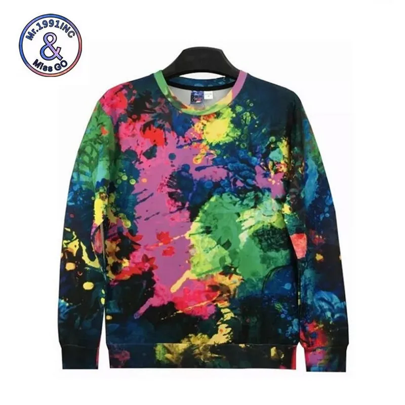 Mr.1991INC 2018 Fashion 3d without hood sweatshirt Colorful Painting art abstract painting print Hip hop Men/Women Sweatshirts
Mr.1991INC 2018 Fashion 3d without hood sweatshirt Colorful Painting art abstract painting print Hip hop Men/Women Sweatshirts