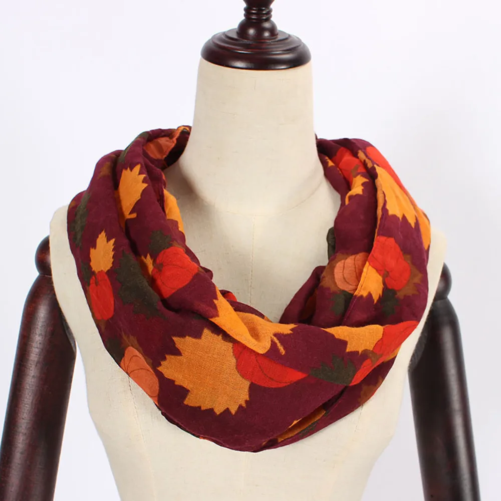 Fashion Women Pumpkin Maple Long Soft Wrap Scarf Thanksgiving Decoration Women's winter scarf snood for women sale items
Fashion Women Pumpkin Maple Long Soft Wrap Scarf Thanksgiving Decoration Women's winter scarf snood for women sale items