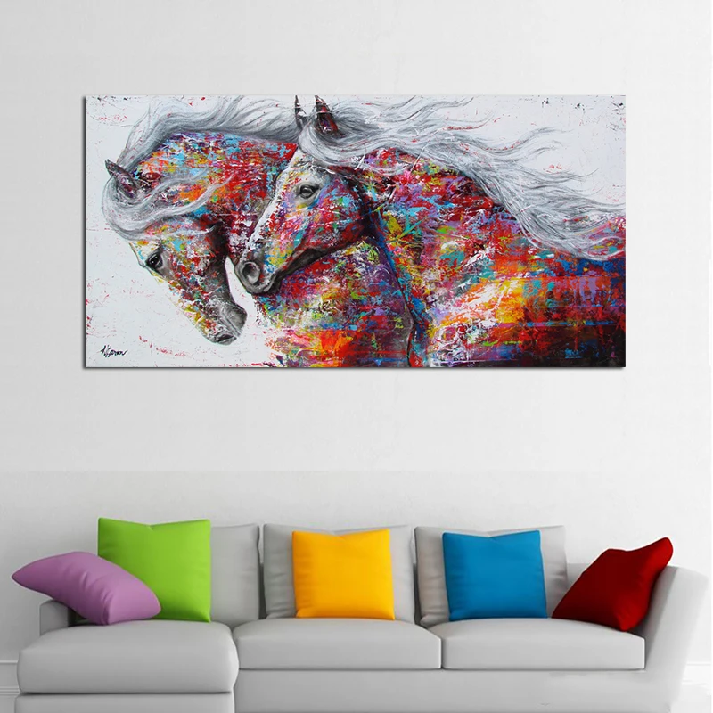 RELIABLI ART Two horses Running Animal Canvas Painting Wall Art Poster Print Wall Pictures For living Room Home Decor No Frame
RELIABLI ART Two horses Running Animal Canvas Painting Wall Art Poster Print Wall Pictures For living Room Home Decor No Frame