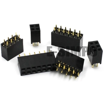 30pcs 2.54mm Female Header,2X2P-2X40P,Double Row,Straight,Breadboard Female Header,Plastic Height 8.5mm, 2.54mm Pin Header
30pcs 2.54mm Female Header,2X2P-2X40P,Double Row,Straight,Breadboard Female Header,Plastic Height 8.5mm, 2.54mm Pin Header