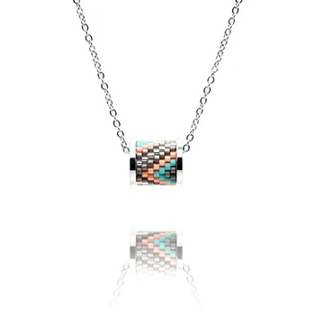 FAIRYWOO Boho Fashion Stainless Steel Choker Handmade Delica Pendant DIY Miyuki Bead Collares Necklace For Woman Friend Gift
FAIRYWOO Boho Fashion Stainless Steel Choker Handmade Delica Pendant DIY Miyuki Bead Collares Necklace For Woman Friend Gift