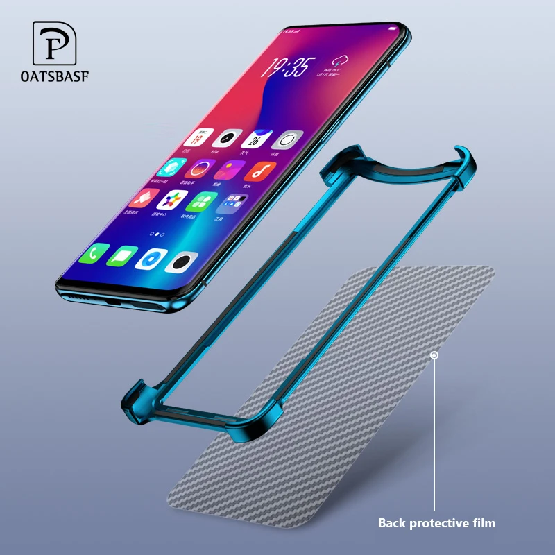 OATSBASF Luxury Metal Frame Shape Shockproof Case For OPPO Find X Protect Case Push-pull design Back Phone Cover Case Bumper
OATSBASF Luxury Metal Frame Shape Shockproof Case For OPPO Find X Protect Case Push-pull design Back Phone Cover Case Bumper