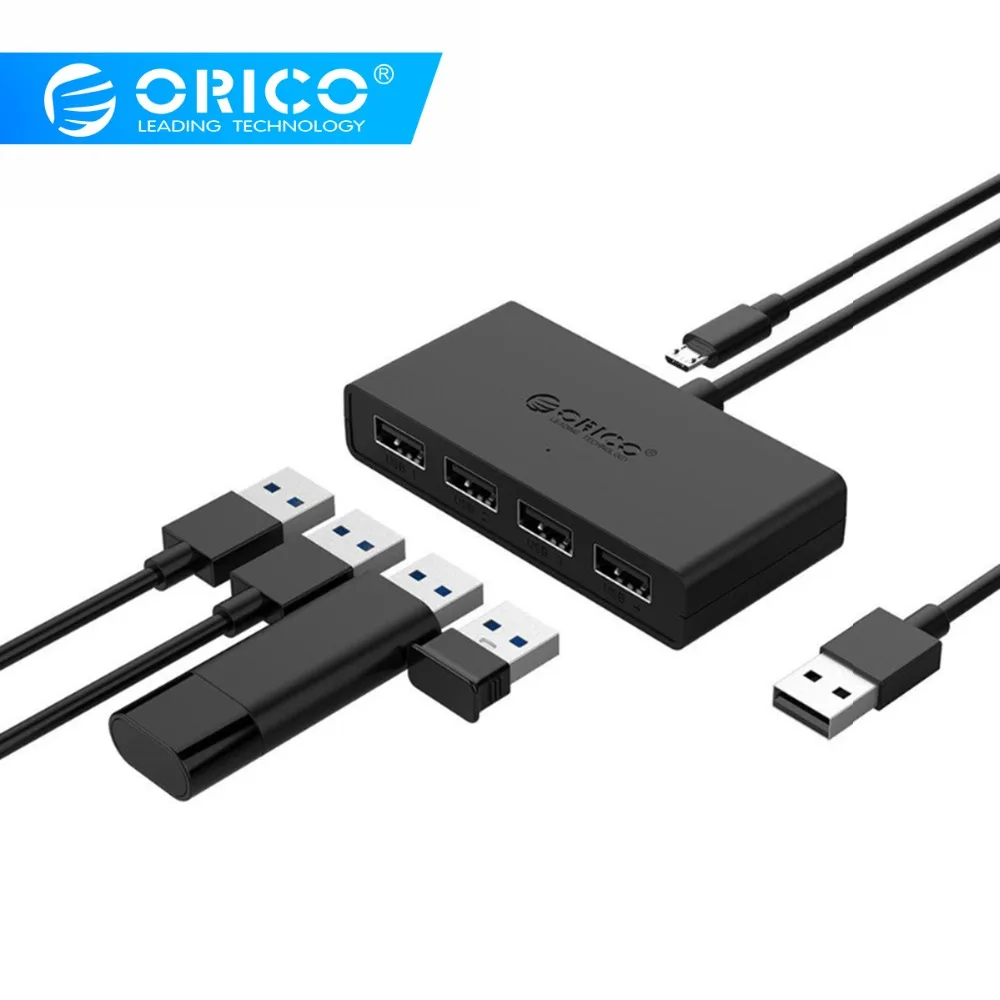 ORICO High Speed 4 Ports USB3.0 Hub USB Port USB Micro Port HUB Charging Hub USB Splitter for Apple Macbook Air Laptop PC Tablet
ORICO High Speed 4 Ports USB3.0 Hub USB Port USB Micro Port HUB Charging Hub USB Splitter for Apple Macbook Air Laptop PC Tablet