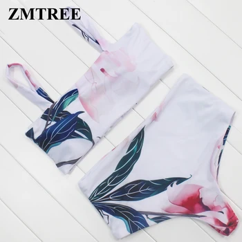 ZMTREE Biquini High Waist Swimwear Bathing Suit 2017 Bikini Set Strappy Bikini Swimsuit Woman Maillot De Bain Print Beachwear
ZMTREE Biquini High Waist Swimwear Bathing Suit 2017 Bikini Set Strappy Bikini Swimsuit Woman Maillot De Bain Print Beachwear