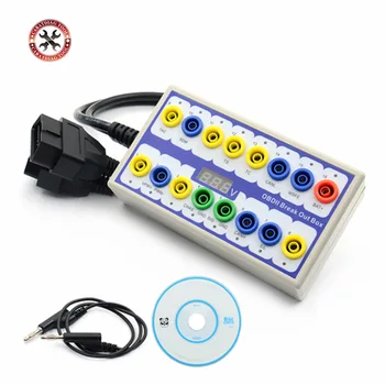 OBD2 Breakout Box Car OBDII Break Out Box Car Protocol Detector Auto Can Test Box Automotive Connector Car detector Free Ship
OBD2 Breakout Box Car OBDII Break Out Box Car Protocol Detector Auto Can Test Box Automotive Connector Car detector Free Ship