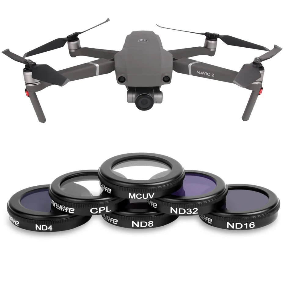 

For DJI Mavic 2 Zoom Neutral Density ND4/ND8/ND16/MCUV/CPL Polar Drone Filter Set For Mavic2 Zoom Accessories Lens Protector