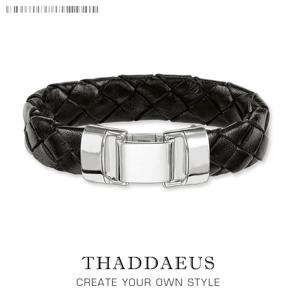 Bracelet Black Hand Woven Leather With Clasp,2017 Ts Gift In Silver For Men Women,Thomas Rebel Fashion Punk Fashion Jewelry
Bracelet Black Hand Woven Leather With Clasp,2017 Ts Gift In Silver For Men Women,Thomas Rebel Fashion Punk Fashion Jewelry