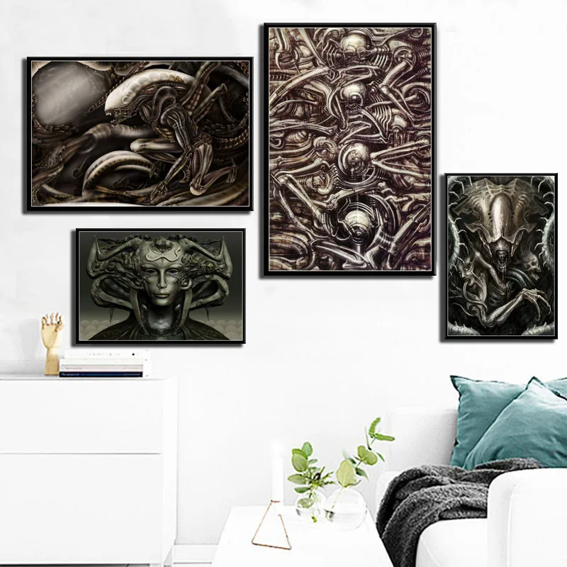 P723 Hr Giger Li II Classic Horror Alien Movie Artist Artwork Art Painting Silk Canvas Poster Wall Home Decor
P723 Hr Giger Li II Classic Horror Alien Movie Artist Artwork Art Painting Silk Canvas Poster Wall Home Decor