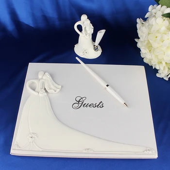 LanLan Hot Selling 25*20CM Wedding Guest Book White Bride & Groom Signature Book for Wedding Party -30
LanLan Hot Selling 25*20CM Wedding Guest Book White Bride & Groom Signature Book for Wedding Party -30