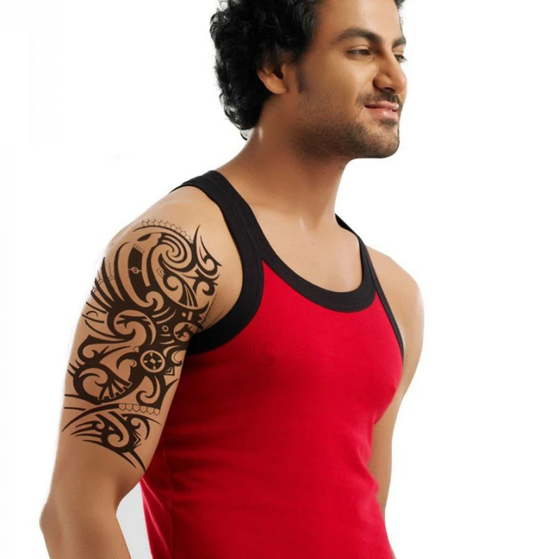 TRIBAL DRAGON TEMPORARY TATTOO, AZTEC, BLACK, MENS, WOMENS, STICK ON TATTOO ARM
TRIBAL DRAGON TEMPORARY TATTOO, AZTEC, BLACK, MENS, WOMENS, STICK ON TATTOO ARM