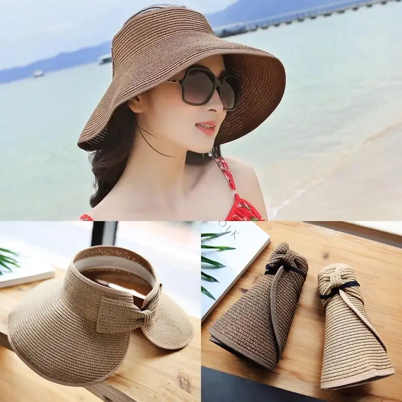 The Hot sale Beach cap sunbonnet visor straw hat female summer sunscreen folding big sun hat for girl hat
The Hot sale Beach cap sunbonnet visor straw hat female summer sunscreen folding big sun hat for girl hat