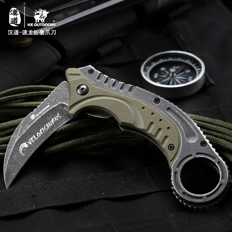HX Outdoors 60Hrc Claw knives 9cr18mov Steel ,K10 Handle ,Survival Multi Pocket Hunting Folding Knives EDC Tool Dropshipping
HX Outdoors 60Hrc Claw knives 9cr18mov Steel ,K10 Handle ,Survival Multi Pocket Hunting Folding Knives EDC Tool Dropshipping