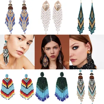 Miwens 2019 Colorful Boho Ethnic Tassel Beads Long Drop Earrings Women Spring Summer Handmade Wedding Statement Jewelry Hot A563
Miwens 2019 Colorful Boho Ethnic Tassel Beads Long Drop Earrings Women Spring Summer Handmade Wedding Statement Jewelry Hot A563