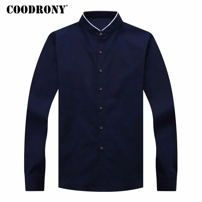 COODRONY Cotton Shirt Men Clothes 2018 Autumn Mens Casual Shirts Long Sleeve Camisa Masculina Mandarin Collar Chemise Homme 8720
COODRONY Cotton Shirt Men Clothes 2018 Autumn Mens Casual Shirts Long Sleeve Camisa Masculina Mandarin Collar Chemise Homme 8720