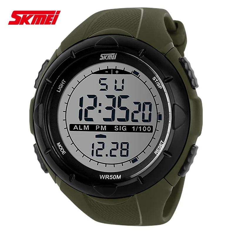 Часы Skmei мужские светодиодные цифровые спортивные погружение до 50 м|skmei brand|watch