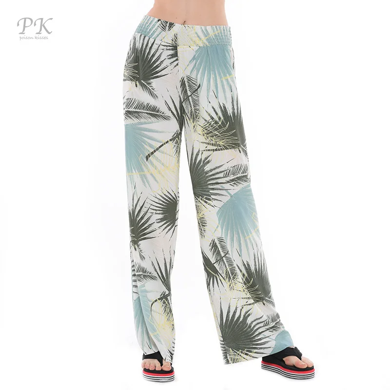 PK wide leg pants summer 2018 palm print viscose straight baggy loose palazzo beach pants cool elastic waist for girls ladies
PK wide leg pants summer 2018 palm print viscose straight baggy loose palazzo beach pants cool elastic waist for girls ladies