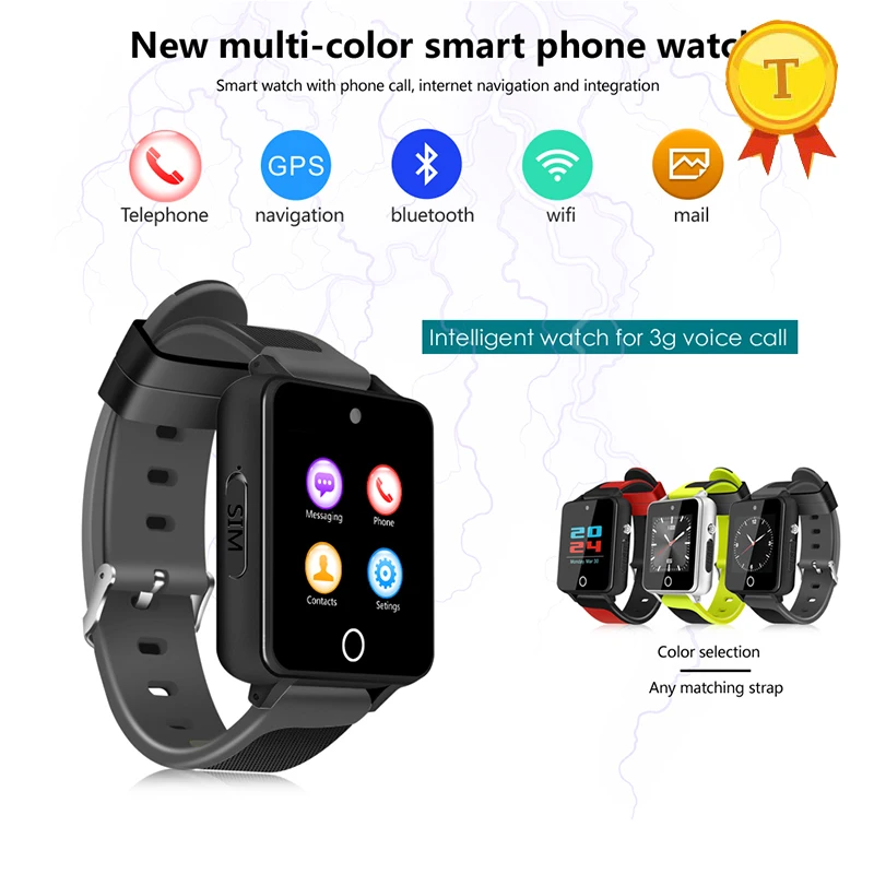 newest 3G GPS WiFi Android 5.1 touch screen Bluetooth Smart Watch phone with google store maps free app download for ios android
newest 3G GPS WiFi Android 5.1 touch screen Bluetooth Smart Watch phone with google store maps free app download for ios android