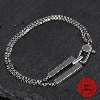 100% S925 sterling silvery bracelet personality simple jewelry retro fashion box shape student birthday 2019 hot sale Bracelets
100% S925 sterling silvery bracelet personality simple jewelry retro fashion box shape student birthday 2019 hot sale Bracelets
