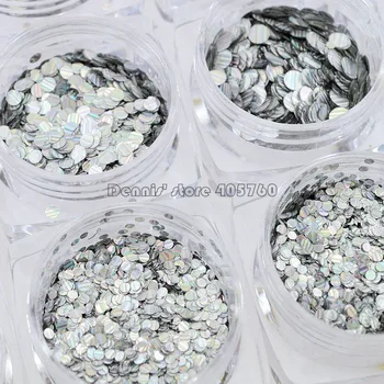 12 Jar Silver Glitter Laser Stripes 2MM Round Sequins Slice Nail Art Rhinestones Decoration DIY Tips
12 Jar Silver Glitter Laser Stripes 2MM Round Sequins Slice Nail Art Rhinestones Decoration DIY Tips