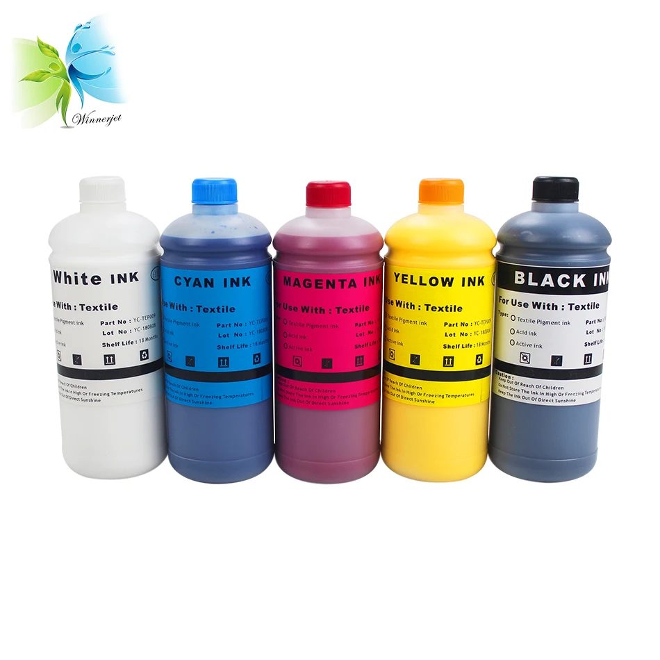 WINNERJET 1000ML Textile Ink For Epson Stylus T50 R290 4000 4800 7400 7600 7800 7880 9400 9600 9800 DX5 DX7 Printer
WINNERJET 1000ML Textile Ink For Epson Stylus T50 R290 4000 4800 7400 7600 7800 7880 9400 9600 9800 DX5 DX7 Printer
