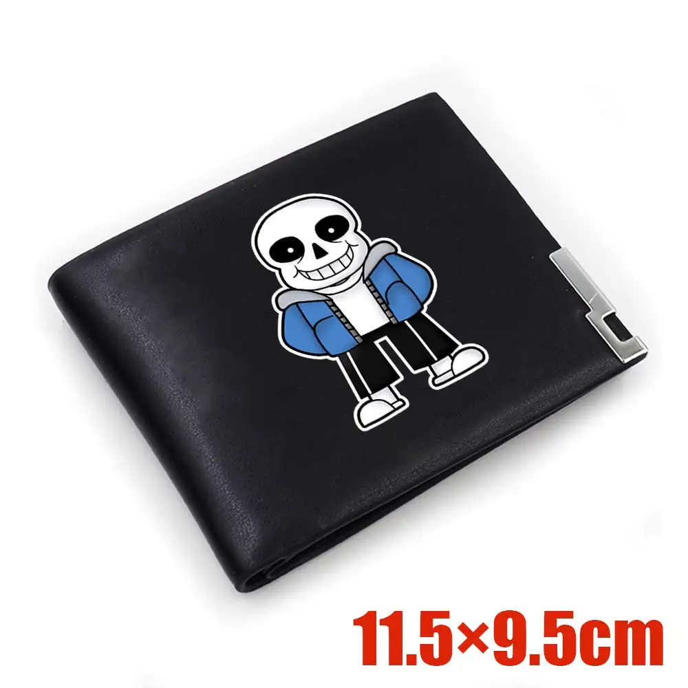 Suncomics Undertale Sans PU Leather Mens Wallet Short Black Bifold Wallets Business Purse Credit Card Holder Wallets Gifts
Suncomics Undertale Sans PU Leather Mens Wallet Short Black Bifold Wallets Business Purse Credit Card Holder Wallets Gifts