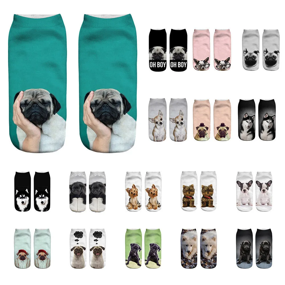 Men socks unisex sports socks 3D cartoon animal print casual short ankle socks Calcetines crazy fun gift
Men socks unisex sports socks 3D cartoon animal print casual short ankle socks Calcetines crazy fun gift