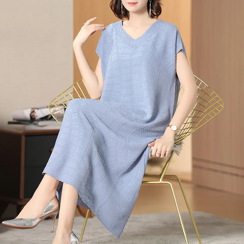 Plus Size Casual Dress Women 2019 Summer Solid colour Loose V Neck Short Sleeves Embroidery Elegant A Line Dress
Plus Size Casual Dress Women 2019 Summer Solid colour Loose V Neck Short Sleeves Embroidery Elegant A Line Dress