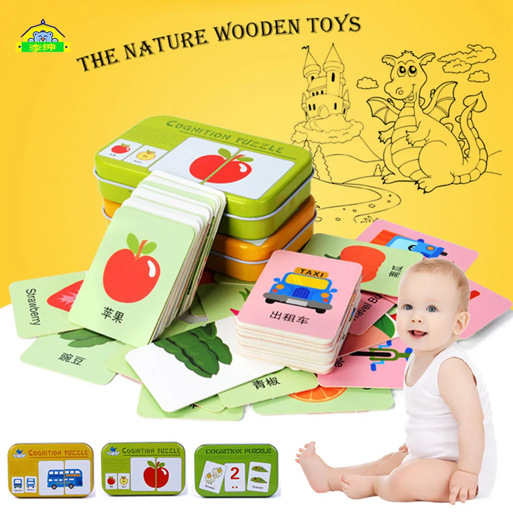 Baby Cognitive Cards Montessori Materials Fun fruit animal Pocket Flash Card Early educational toys Baby Training Cards
Baby Cognitive Cards Montessori Materials Fun fruit animal Pocket Flash Card Early educational toys Baby Training Cards