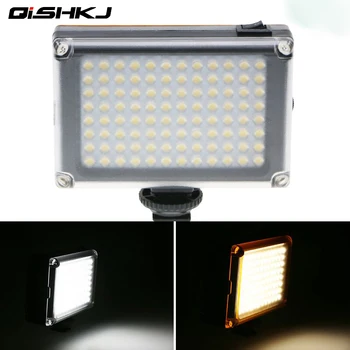 

96 LED Phone Video Light Photo Lighting on Camera Hot Shoe LED Lamp for iPhoneX 8 Camcorder Canon/Nikon DSLR Camera Live Stream