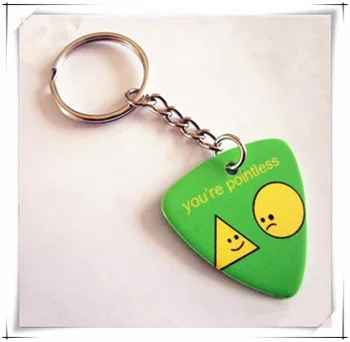 Colorful Guitar Pick Plectrum 0.71mm with picture,two-sided printed keyring
Colorful Guitar Pick Plectrum 0.71mm with picture,two-sided printed keyring