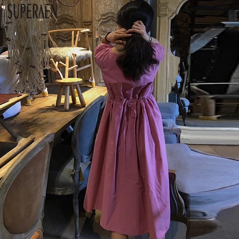 SuperAen Kroean Style Women Long Dress Cotton Solid Color Casual Ladies Dress Summer New 2019 Short Sleeve Women Clothing
SuperAen Kroean Style Women Long Dress Cotton Solid Color Casual Ladies Dress Summer New 2019 Short Sleeve Women Clothing