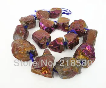 Mystic Purple Titanium Quartz Crystal Rough Nugget Bead Blue Rock Crystal Natural Stone Beads BE24561
Mystic Purple Titanium Quartz Crystal Rough Nugget Bead Blue Rock Crystal Natural Stone Beads BE24561